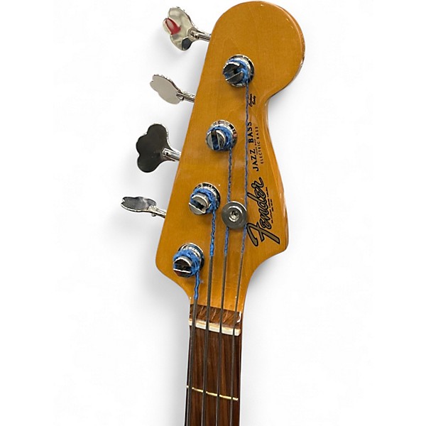 Used Fender Vintera 60s Jazz Bass Aztec Gold Electric Bass Guitar