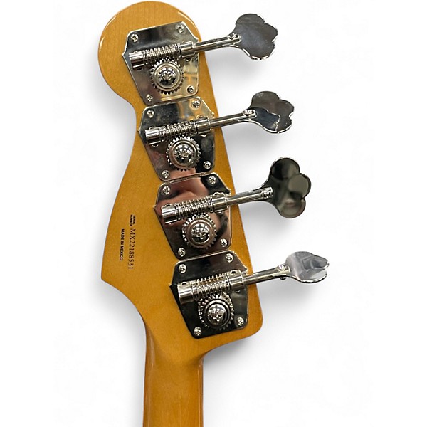 Used Fender Vintera 60s Jazz Bass Aztec Gold Electric Bass Guitar