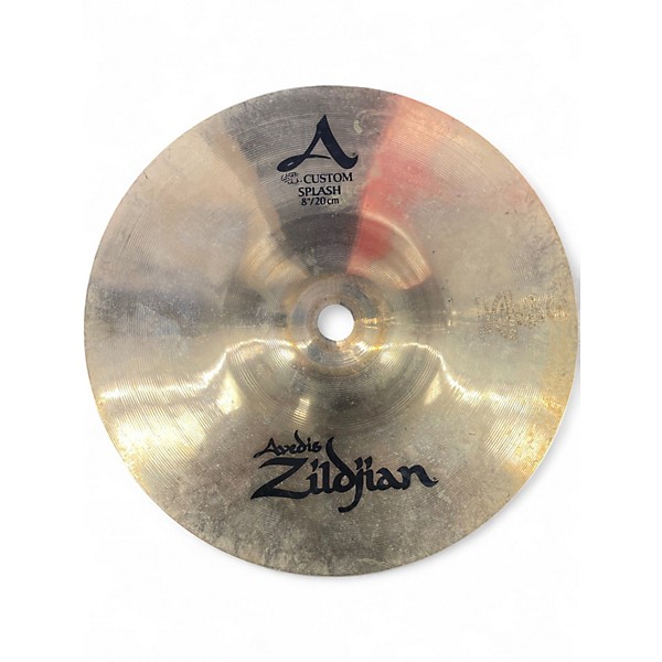 Used Zildjian 8in A Custom Splash Cymbal