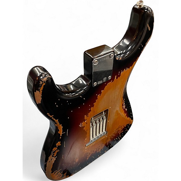 Used Fender Mike McCready Stratocaster 3 Tone Sunburst Solid Body Electric Guitar