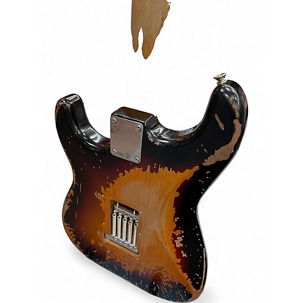 Used Fender Mike McCready Stratocaster 3 Tone Sunburst Solid Body Electric Guitar