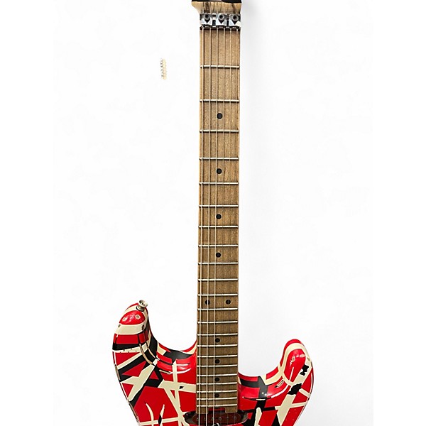 Used EVH Striped Series Frankie Frankie Striped Solid Body Electric Guitar
