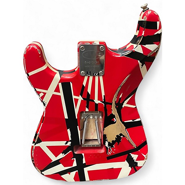 Used EVH Striped Series Frankie Frankie Striped Solid Body Electric Guitar