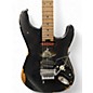 Used EVH Frankenstein Series Relic  Black Solid Body Electric Guitar