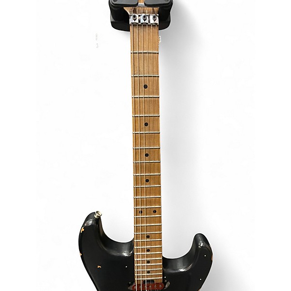 Used EVH Frankenstein Series Relic  Black Solid Body Electric Guitar