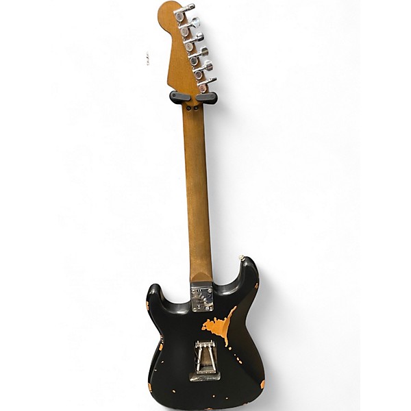 Used EVH Frankenstein Series Relic  Black Solid Body Electric Guitar