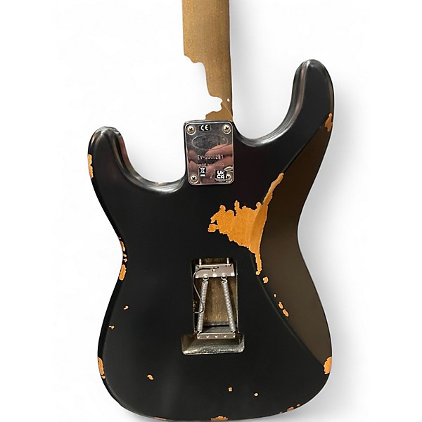 Used EVH Frankenstein Series Relic  Black Solid Body Electric Guitar