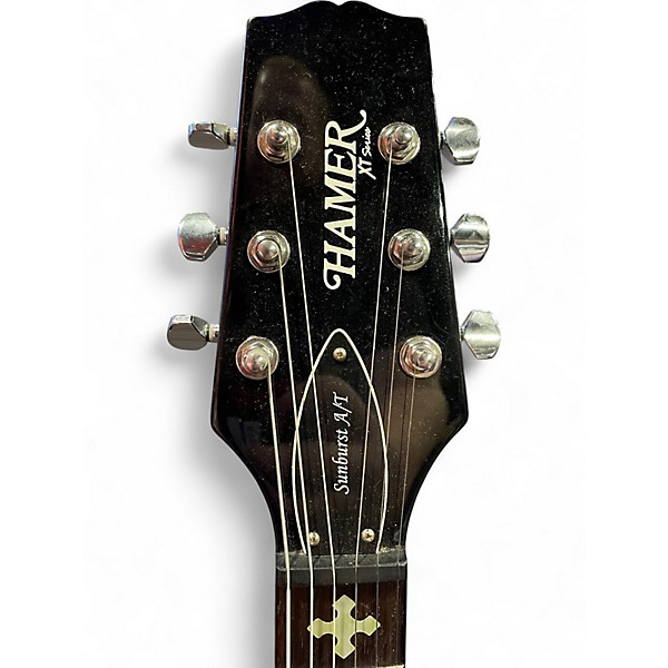 Used Hamer Sunburst A/T 2 Color Sunburst Solid Body Electric Guitar