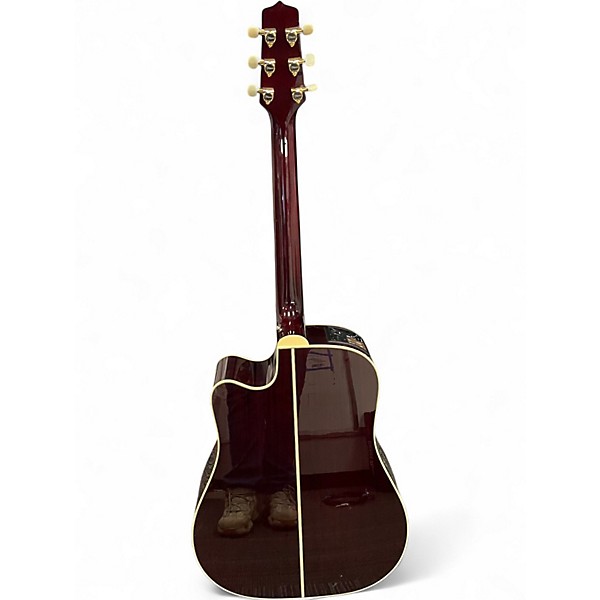 Used Takamine JJ325SRC Wine Red Acoustic Electric Guitar