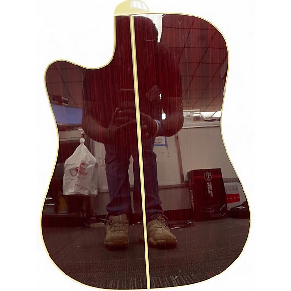 Used Takamine JJ325SRC Wine Red Acoustic Electric Guitar