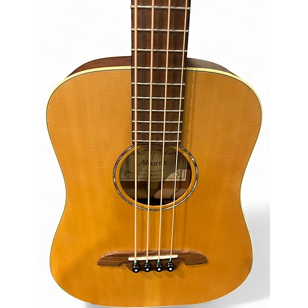 Used Alvarez MSB1 natural Acoustic Bass Guitar