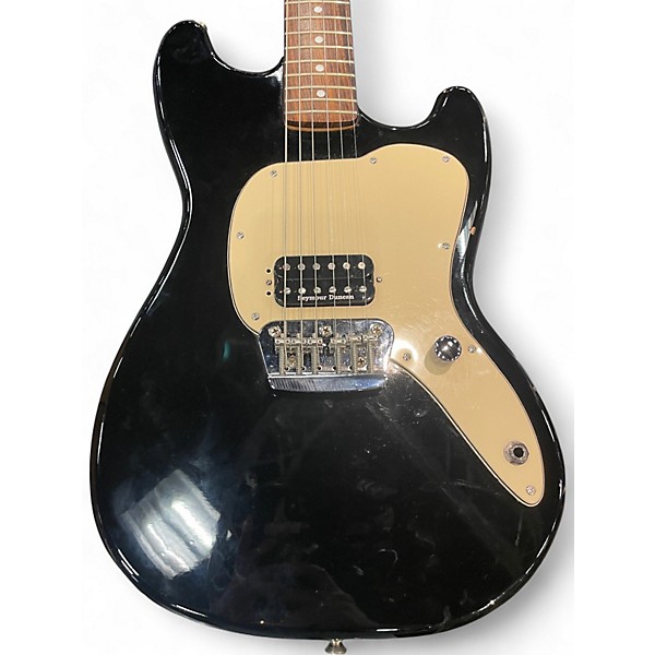 Used Squier Musicmaster Black Solid Body Electric Guitar