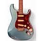 Used Fender American Professional Stratocaster with Rosewood Neck Blue Solid Body Electric Guitar