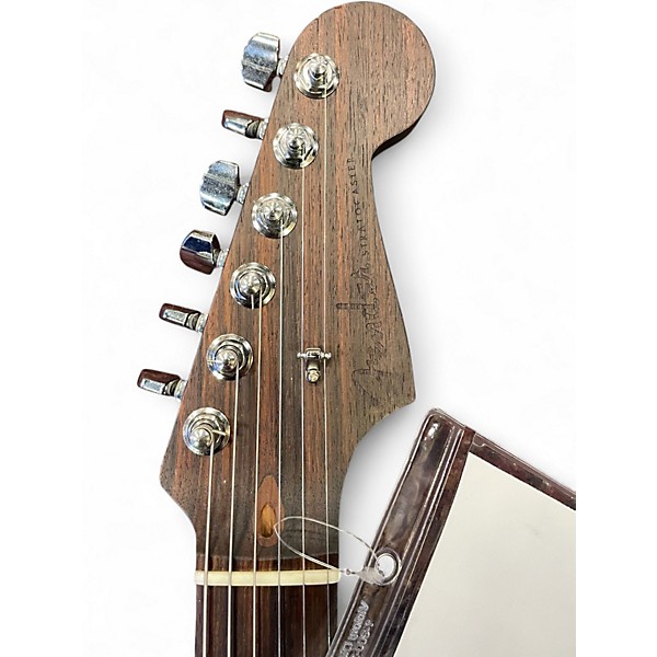 Used Fender American Professional Stratocaster with Rosewood Neck Blue Solid Body Electric Guitar