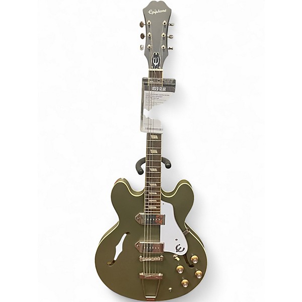 Used Epiphone casino worn Green Hollow Body Electric Guitar