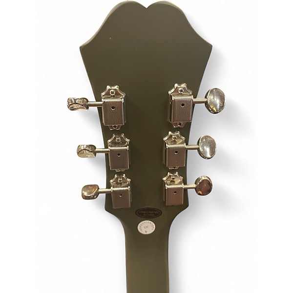 Used Epiphone casino worn Green Hollow Body Electric Guitar