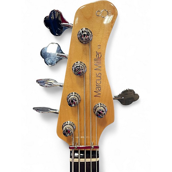 Used Sire Marcus Miller V3 5 String Black Electric Bass Guitar