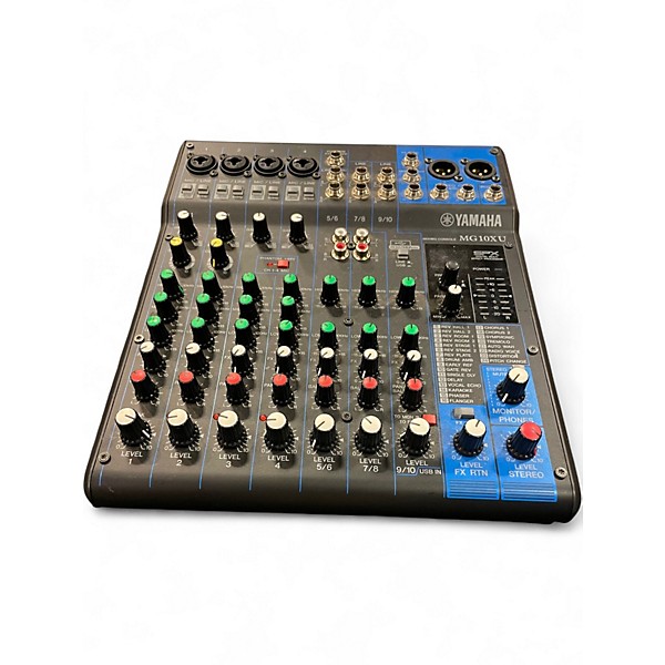 Used Yamaha MG10XU 10 Channel Mixer with Effects Unpowered Mixer