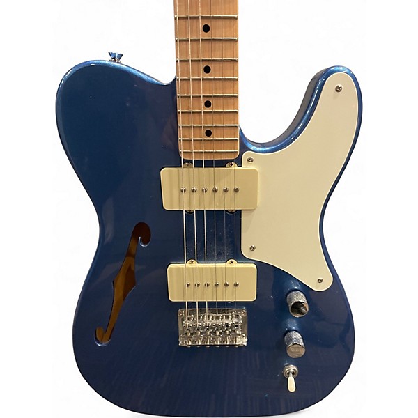 Used Squier PARANORMAL CABRONITA TELECASTER THINLINE Lake Placid Blue Hollow Body Electric Guitar