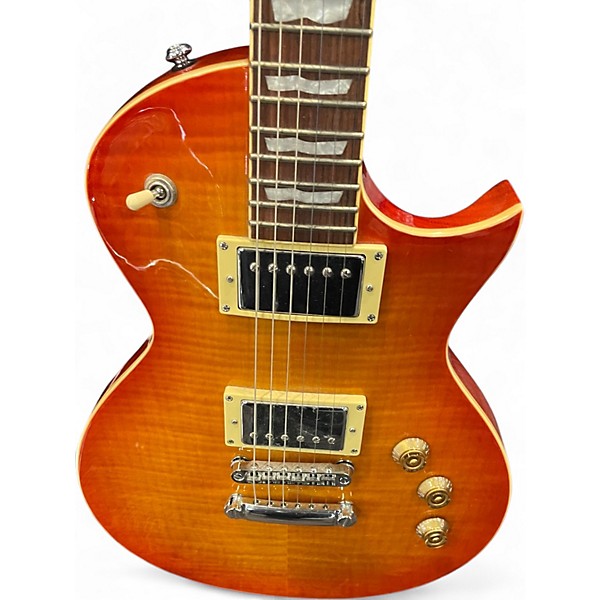 Used ESP EC-256 Orange Solid Body Electric Guitar