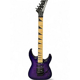Used Jackson JS34Q Dinky Trans Purple Solid Body Electric Guitar