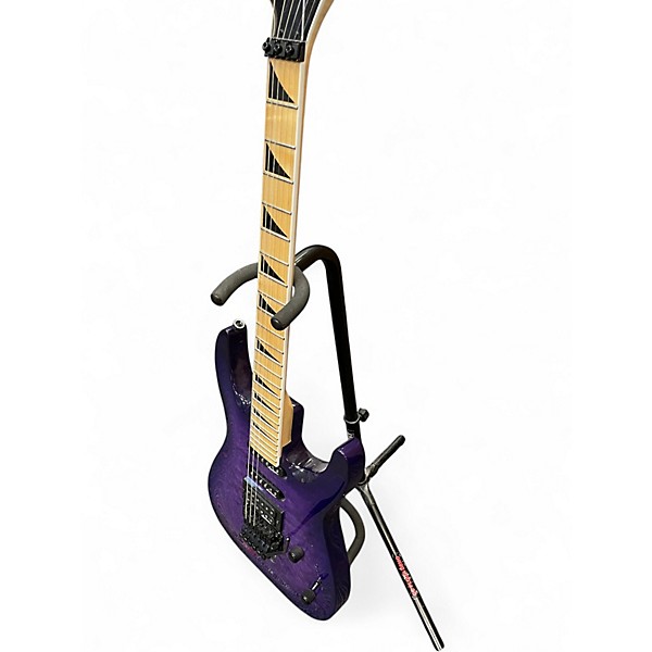 Used Jackson JS34Q Dinky Trans Purple Solid Body Electric Guitar