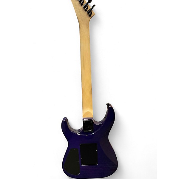 Used Jackson JS34Q Dinky Trans Purple Solid Body Electric Guitar