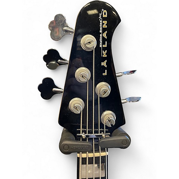 Used Lakland 55-02 Skyline Series 5 String Metallic Black Electric Bass Guitar