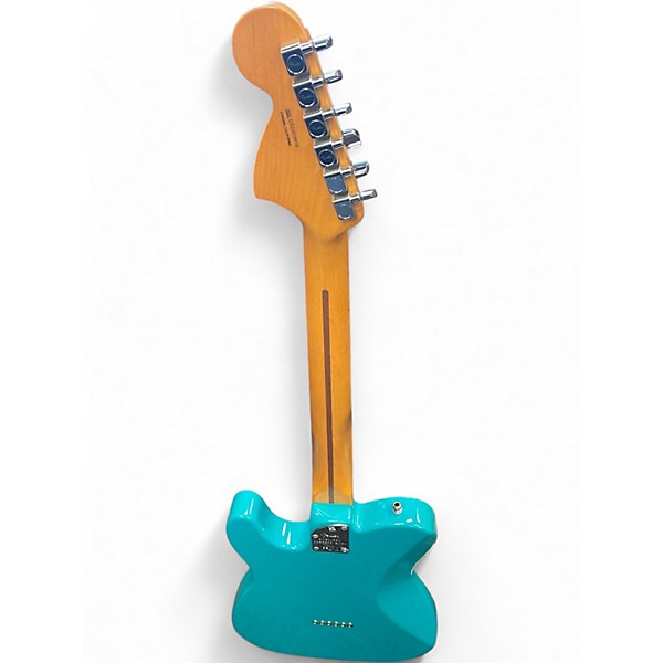 Used Fender American Professional II Telecaster deluxe miami blue Solid Body Electric Guitar