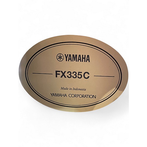 Used Yamaha FX335C Tobacco Sunburst Acoustic Electric Guitar