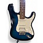 Used Glen Burton STRATOCASTER STYLE Blue Burst Solid Body Electric Guitar