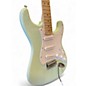 Used Squier SONIC STRATOCASTER SEAFORM GREEN Solid Body Electric Guitar