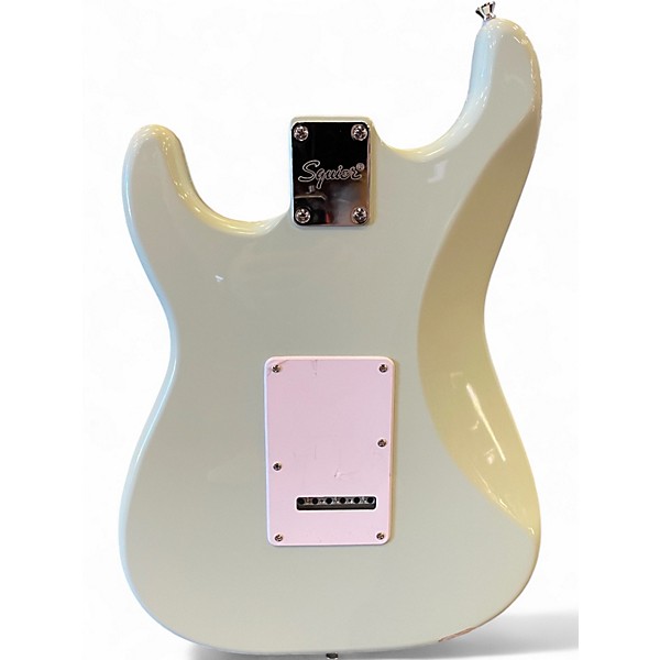 Used Squier SONIC STRATOCASTER SEAFORM GREEN Solid Body Electric Guitar