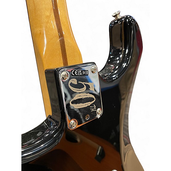Used Fender 50th Anniversary Iron Maiden Dave Murray Stratocaster Black Solid Body Electric Guitar