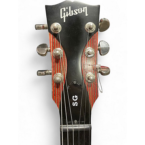 Used Gibson Zoot Suit SG Black and Red Solid Body Electric Guitar