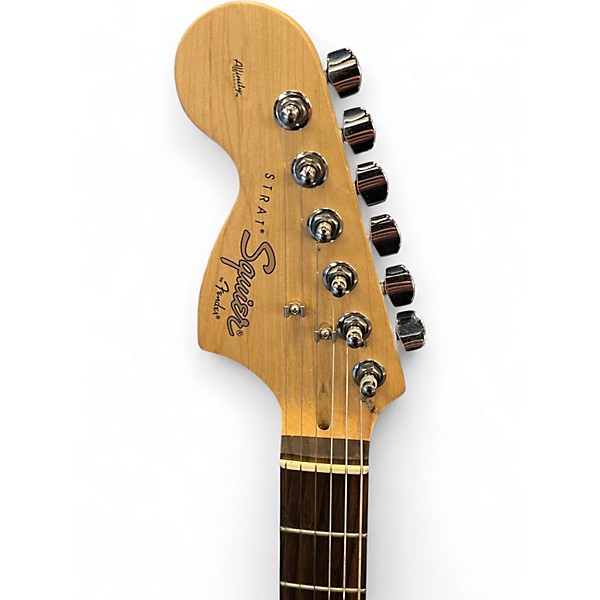 Used Squier Affinity Stratocaster Left Handed 2 Color Sunburst Electric Guitar