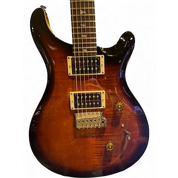 Used PRS SE Custom 24 Brown Burst Solid Body Electric Guitar