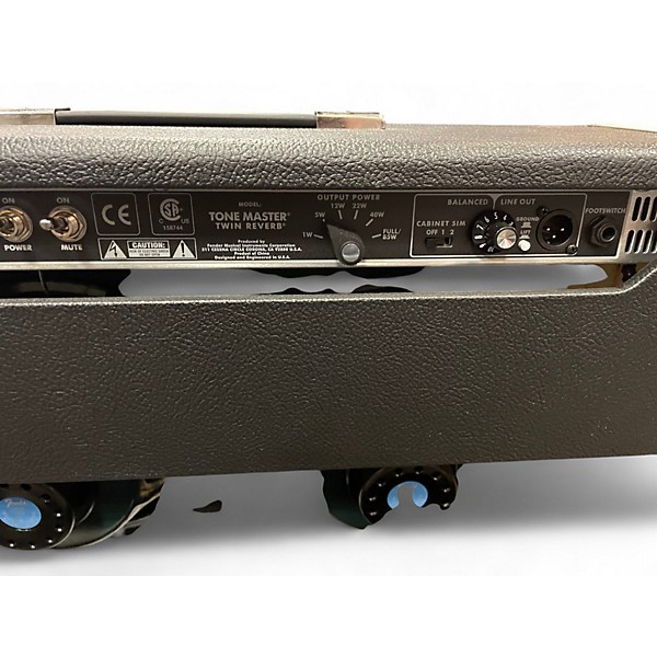 Used Fender Tone Master Twin Reverb 100W 2x12 Guitar Combo Amp