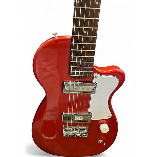 Used Harmony Juno Rose Solid Body Electric Guitar