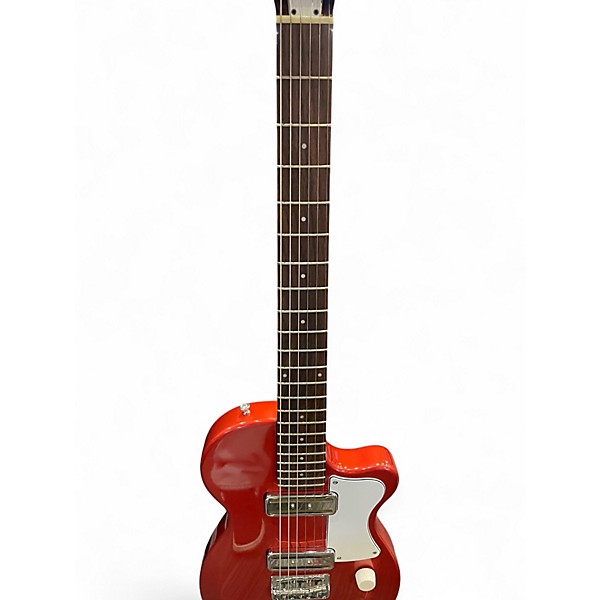 Used Harmony Juno Rose Solid Body Electric Guitar