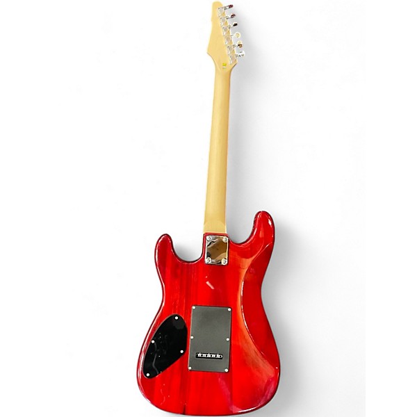 Used Leo Jaymez HSS RED Solid Body Electric Guitar