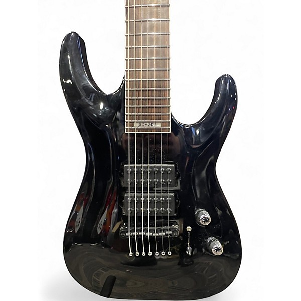 Used ESP LTD SC207 Stephen Carpenter Signature 7 String Black Solid Body Electric Guitar