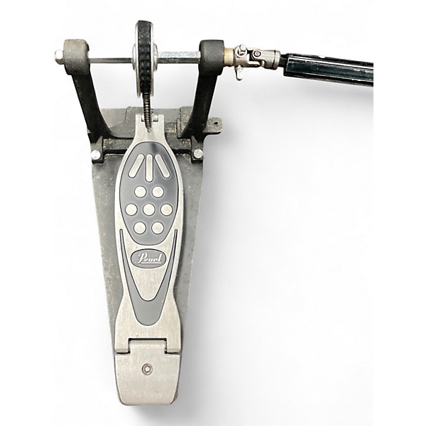 Used Pearl Multiple DOUBLE KICK PEDAL SILVER Drum