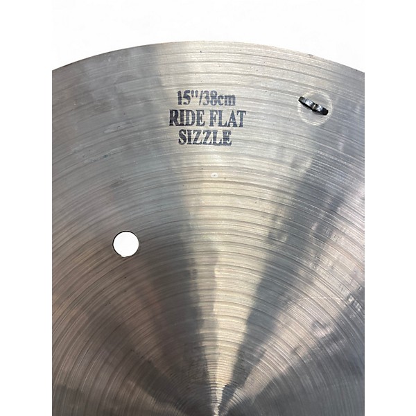 Used Istanbul Mehmet 15in RIDE FLAT SIZZLE Cymbal