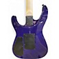 Used Jackson JS34Q Dinky Purple Solid Body Electric Guitar