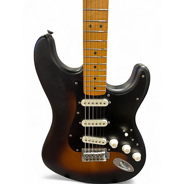 Used Squier 40TH ANNIVERSARY STRATOCASTER VINTAGE EDITION SUNBURST Solid Body Electric Guitar