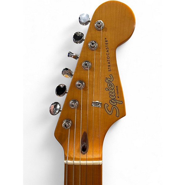 Used Squier 40TH ANNIVERSARY STRATOCASTER VINTAGE EDITION SUNBURST Solid Body Electric Guitar