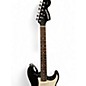 Used Starcaster by Fender Stratocaster Black Solid Body Electric Guitar