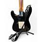 Used Starcaster by Fender Stratocaster Black Solid Body Electric Guitar