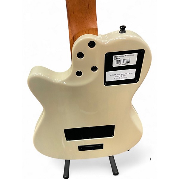 Used Godin Multiac Mundial Antique White Classical Acoustic Guitar